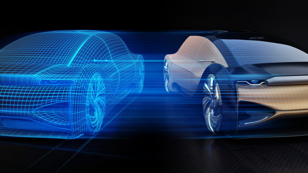 Digital twin technology in cars